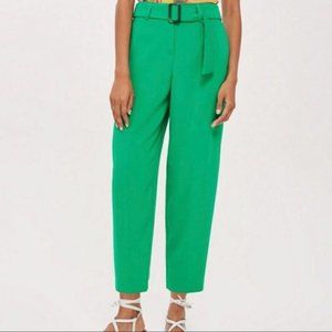 TOPSHOP Tapered Leg HIGH WAIST Trousers Size 4